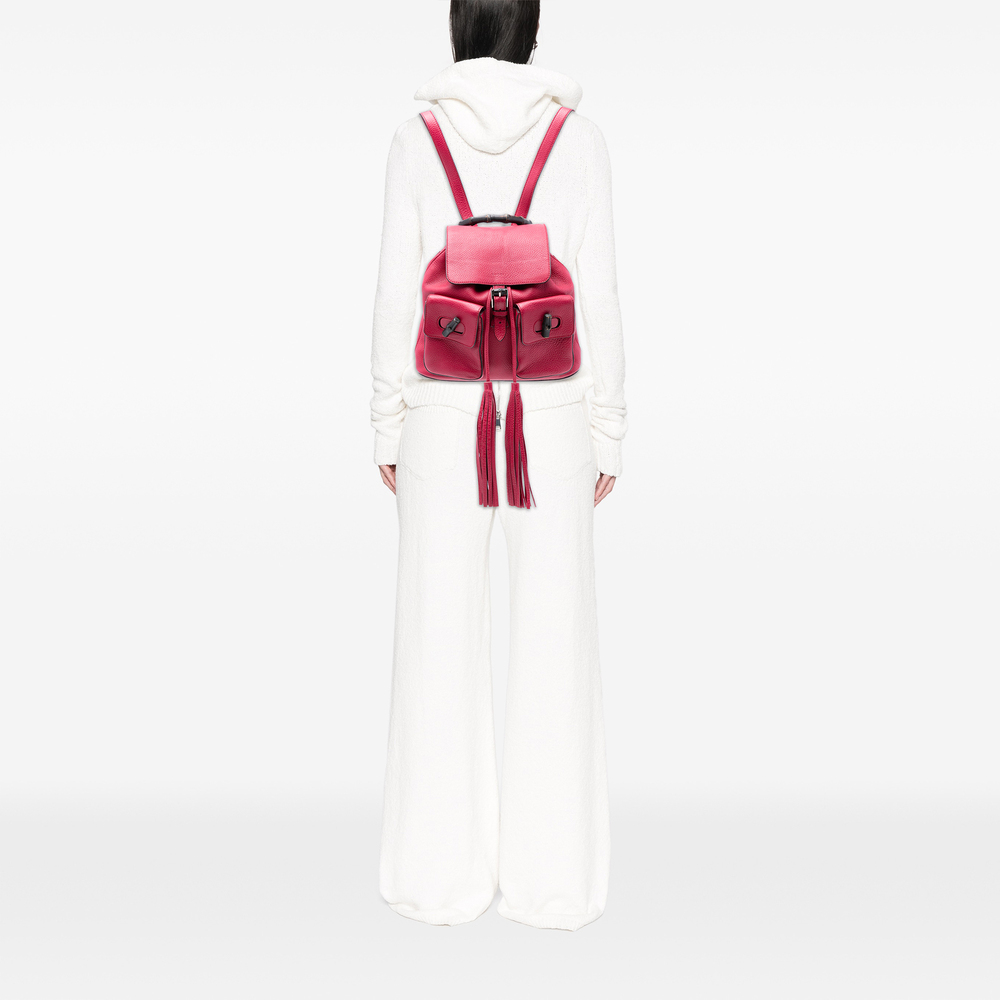 Pre-Loved Gucci Leather Bamboo Tassel Backpack - Picture 7 of 7